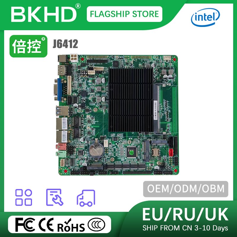 BKHD ITX60D-L26 ITX     11  J6412 μ  PC VGA HD-MI DC 12V